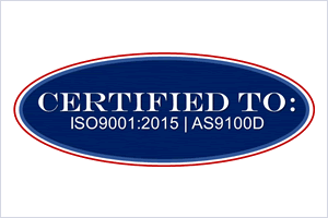 certified to ISO9001:2015 and AS9100D