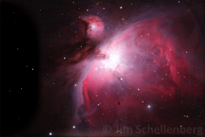 Orion nebula as viewed from Huntington Beach, CA